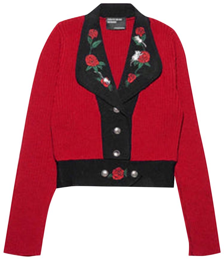 

Кардиган Enfants Riches Déprimés Rats, цвет "Красный/Черный"