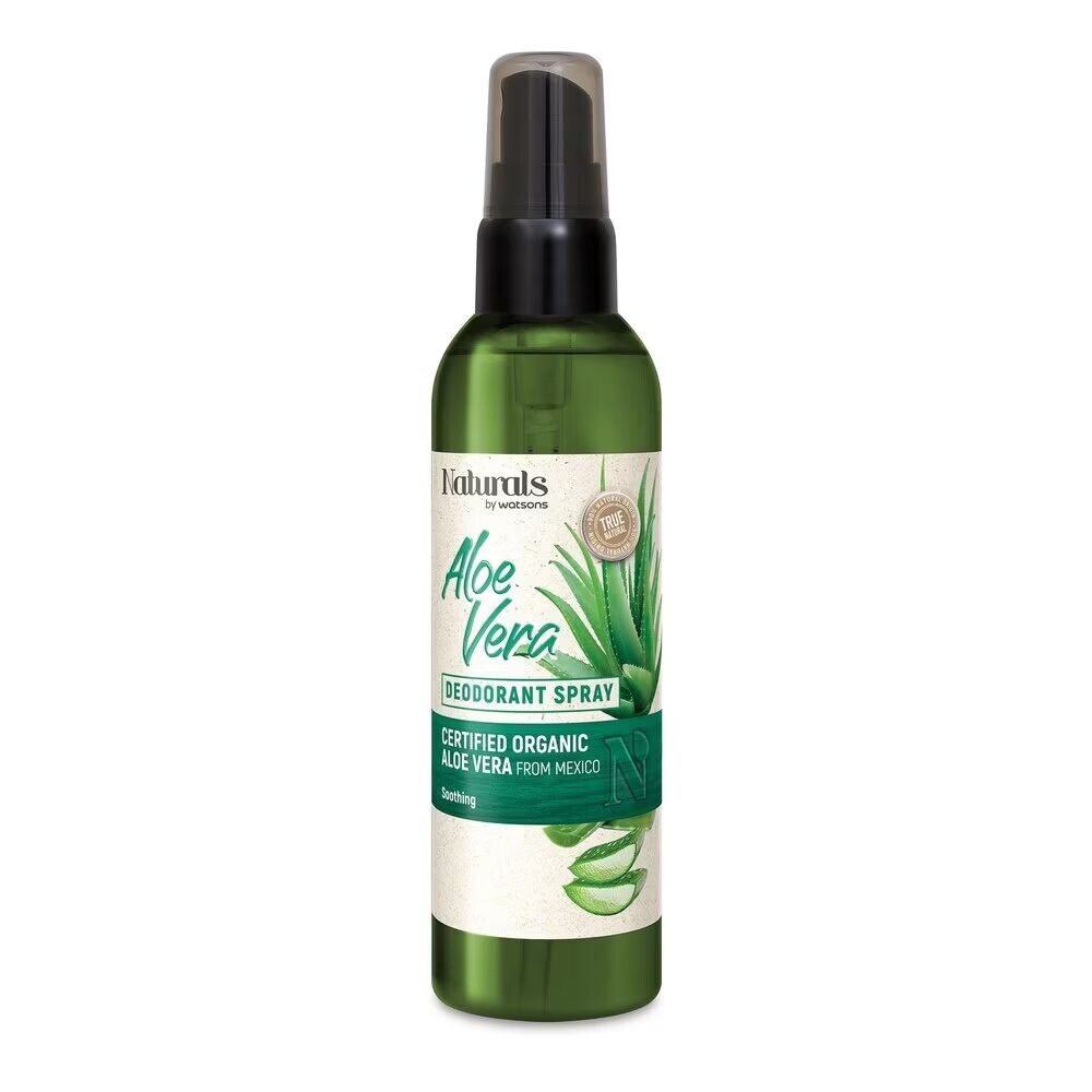 

Naturals by Watsons Naturals By Watsons True Natural Дезодорант-спрей с алоэ вера 120 мл, White