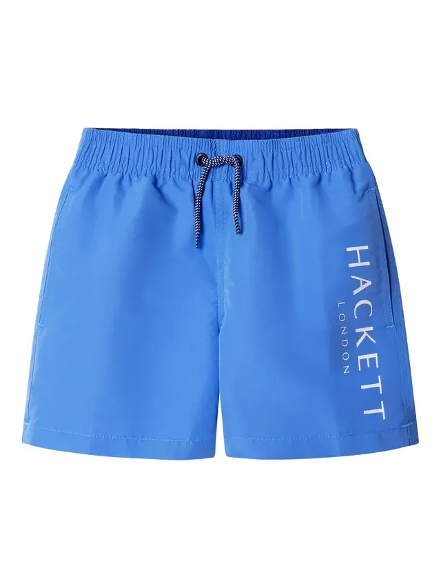 Детские плавательные шорты на завязках, ярко-синие Hackett London, Bright Blue