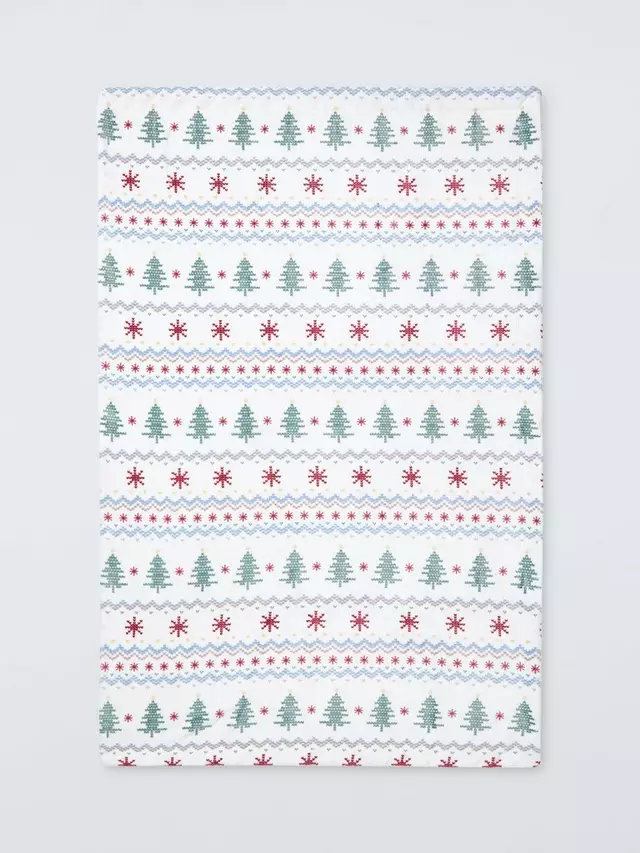 

Одеяло John Lewis Kids' Christmas Print Fleece, разноцветный