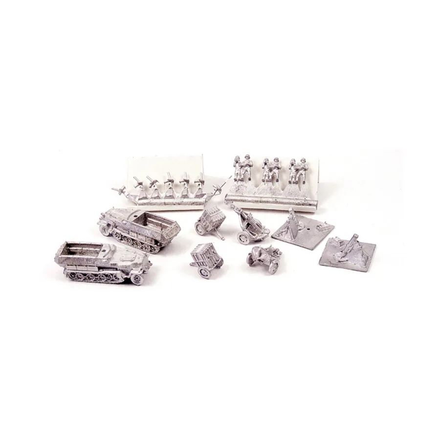 

Granatwerfer 42 120 мм с SdKfz 251, WWII Micro Armour - Germany - Halftracks (1:285)