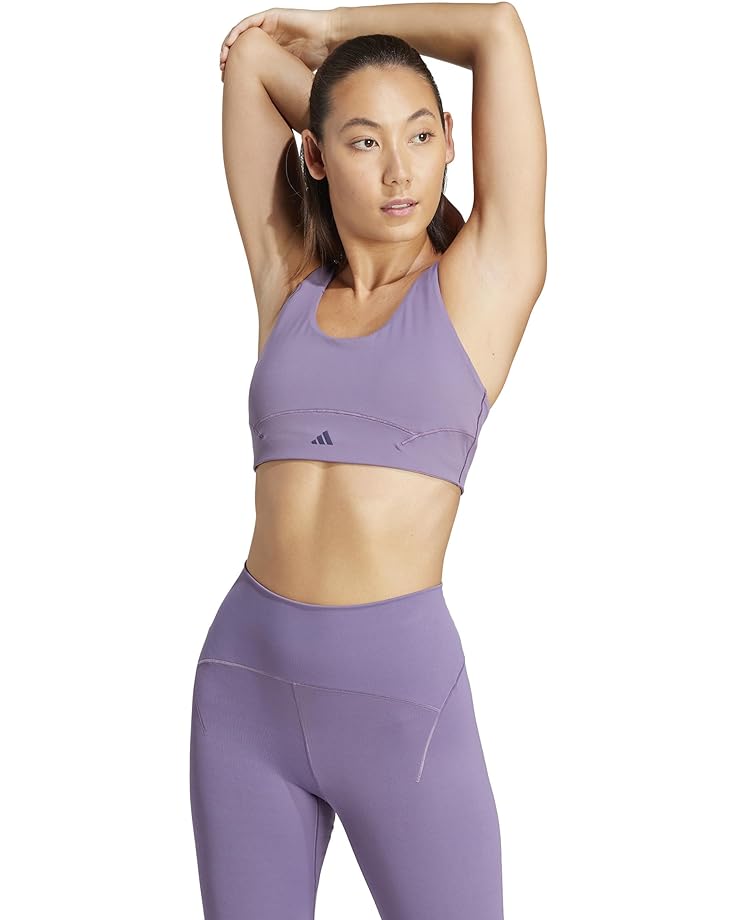 

Бюстгальтер adidas Coreflow Luxe Studio Medium-Support, цвет Shadow Violet