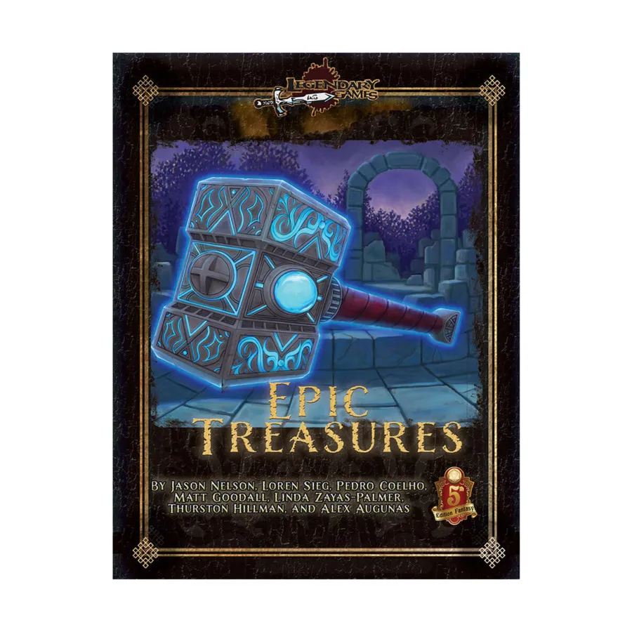 

Epic Treasures (5E), Dungeons & Dragons (5th Edition) - Rulebooks, Sourcebooks & Supplements (Legendary Games), мягкая обложка