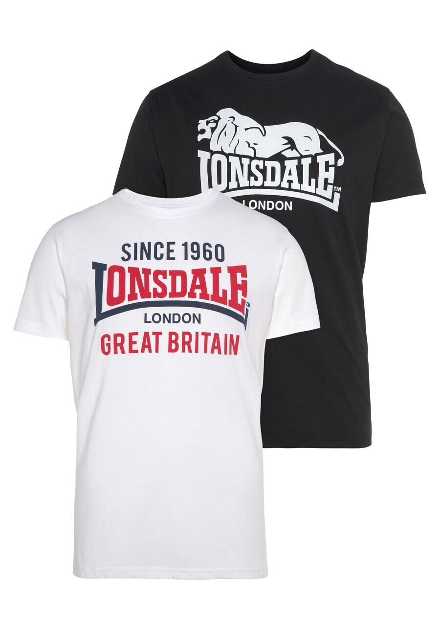 

Футболка Lonsdale, черный/белый