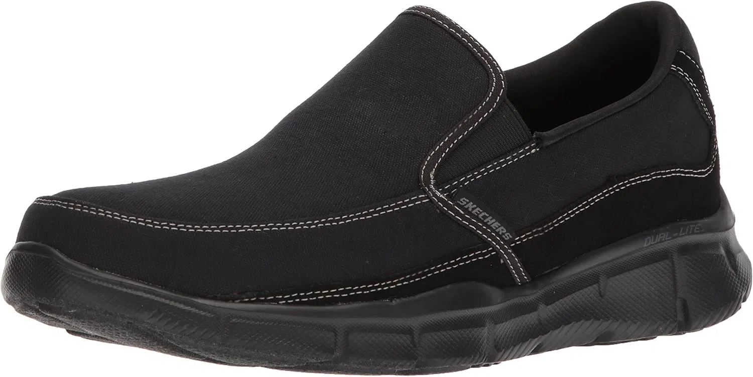 Кроссовки повседневные Skechers, черный холст