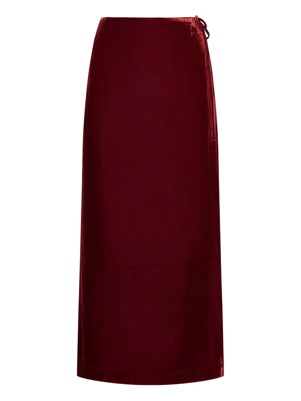 

Бархатная юбка с завязками Maliparmi, красный
