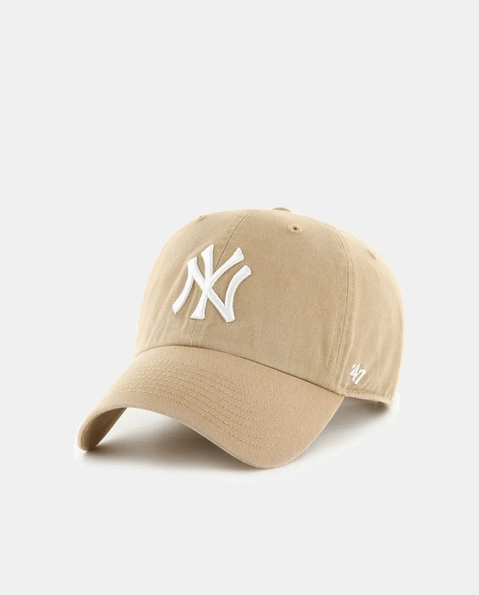 

Кепка MLB Нью-Йорк Янкиз '47 Клин Ап без петельки 47 Brand, хаки