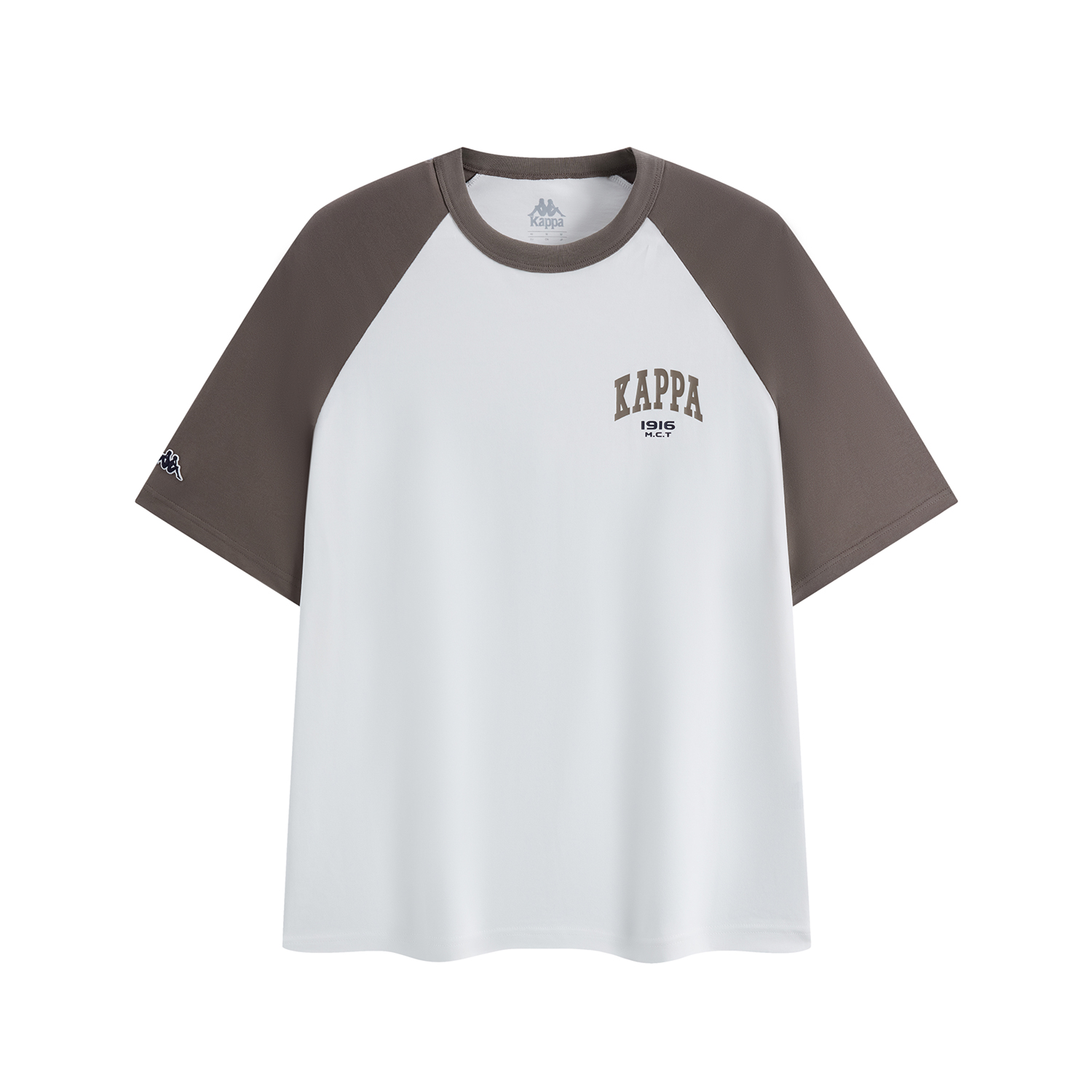 

Футболка с рукавами реглан мужская Kappa, Dark Chestnut Brown-6525