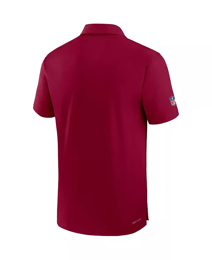 Мужская бордовая поло Dri-FIT Washington Commanders для тренеров Nike — фото 2