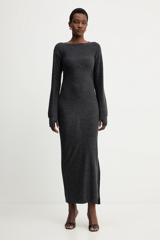 

Шерстяное платье Marella, серый