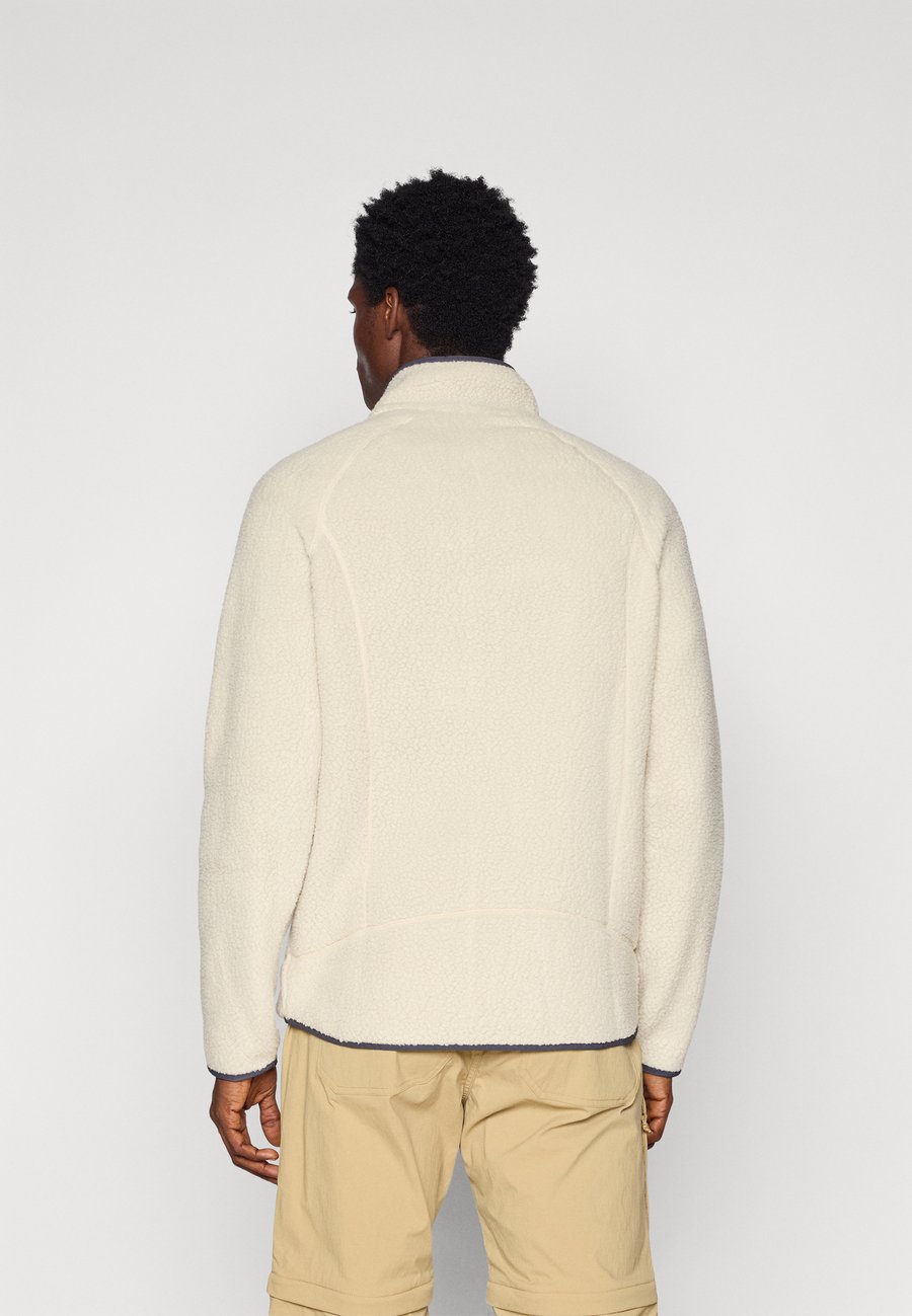 Флисовая куртка Patagonia RETRO, Pelican/Smolder Blue/Beige — фото 3
