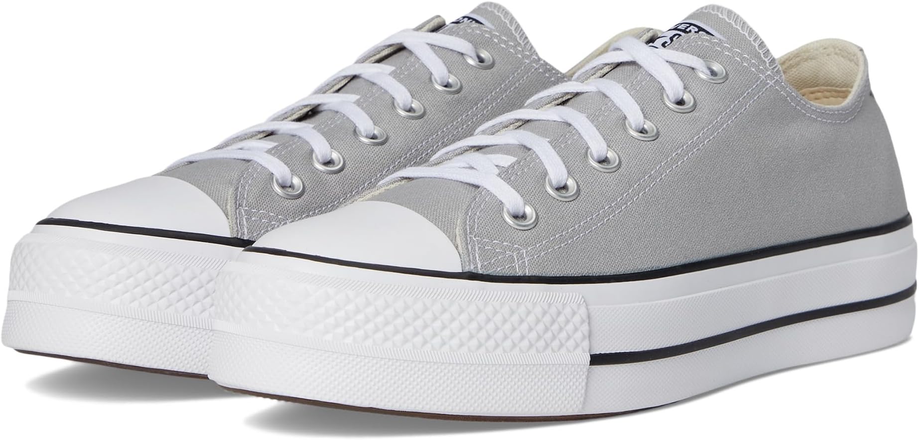 Кроссовки Converse Women's Chuck Taylor All Star Lift Platform - Ox, Grey Area/White/Black
