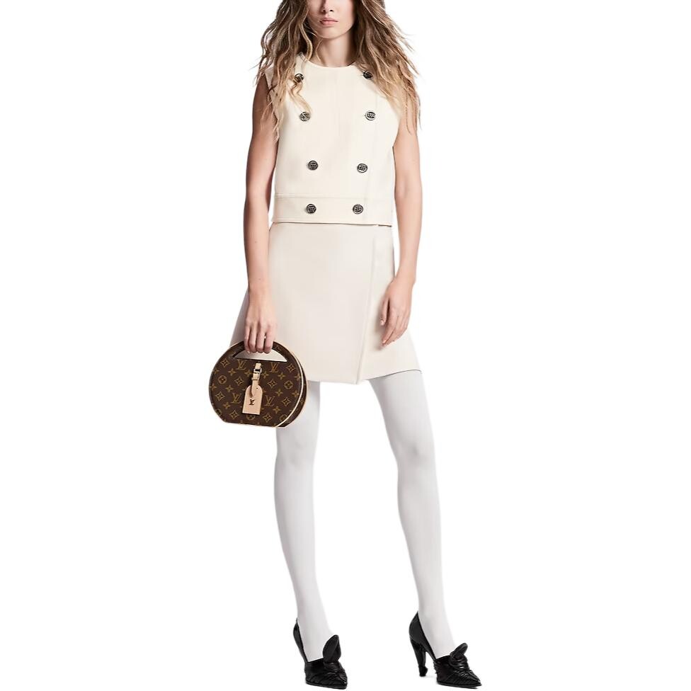 Юбка женская Louis Vuitton, белый — фото 2