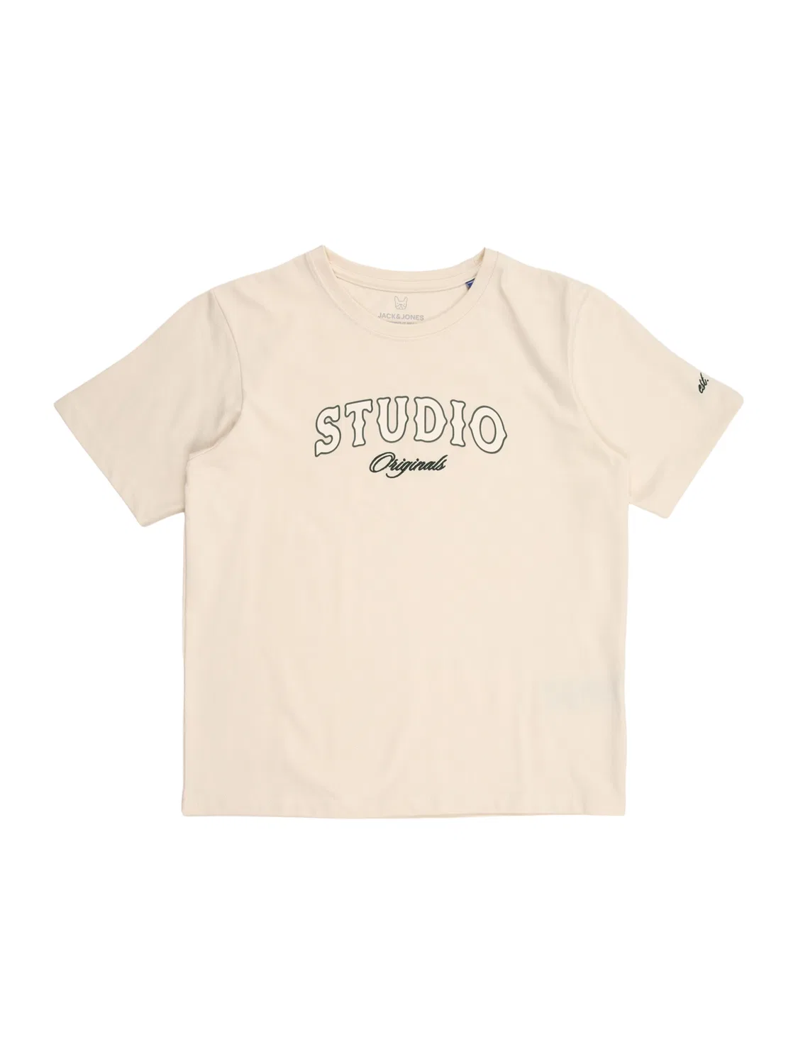 Футболка с надписью 'JORUPSTATE' Jack & Jones Junior, Chamois