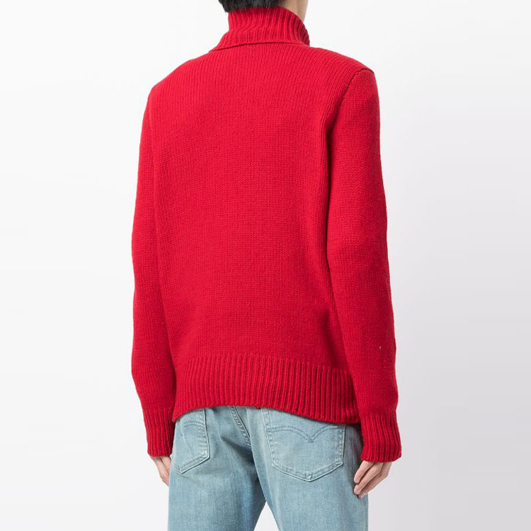 Свитер мужской красный Polo Ralph Lauren — фото 4