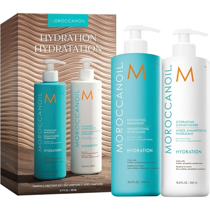 Увлажняющий шампунь и кондиционер Moroccanoil