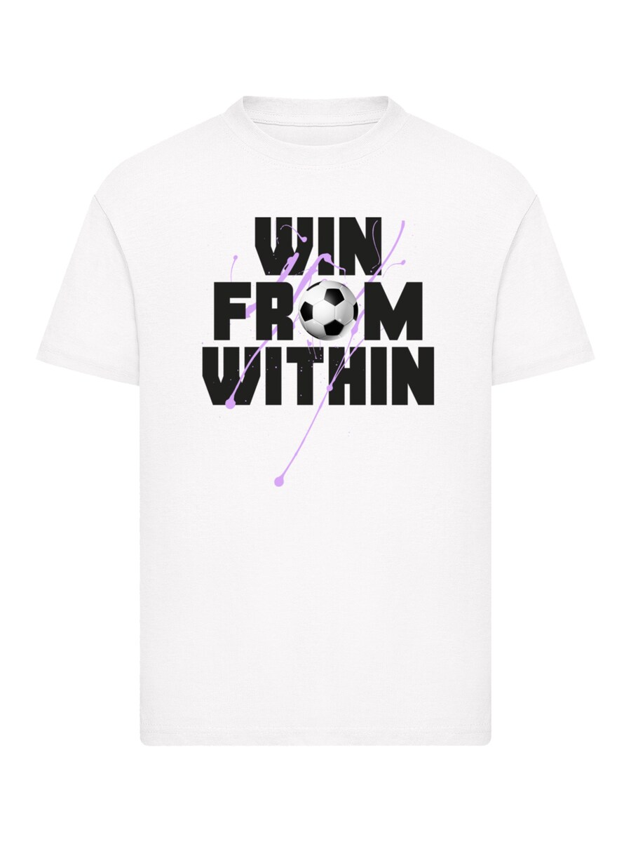 

Рубашка F4NT4STIC Win From Within Soccer Splash Lilac, белый