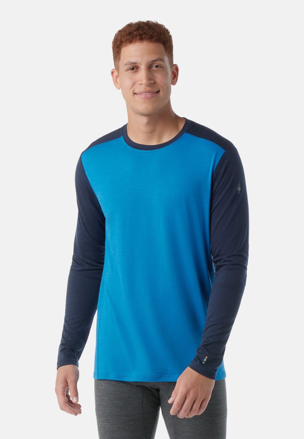 

Майка/рубашка CLASSIC ALL-SEASON MERINO BASE LAYER CREW Smartwool, цвет laguna blue deep navy