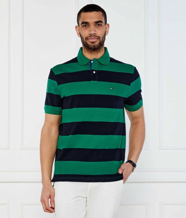 

Рубашка поло Classic fit Tommy Hilfiger, зеленый