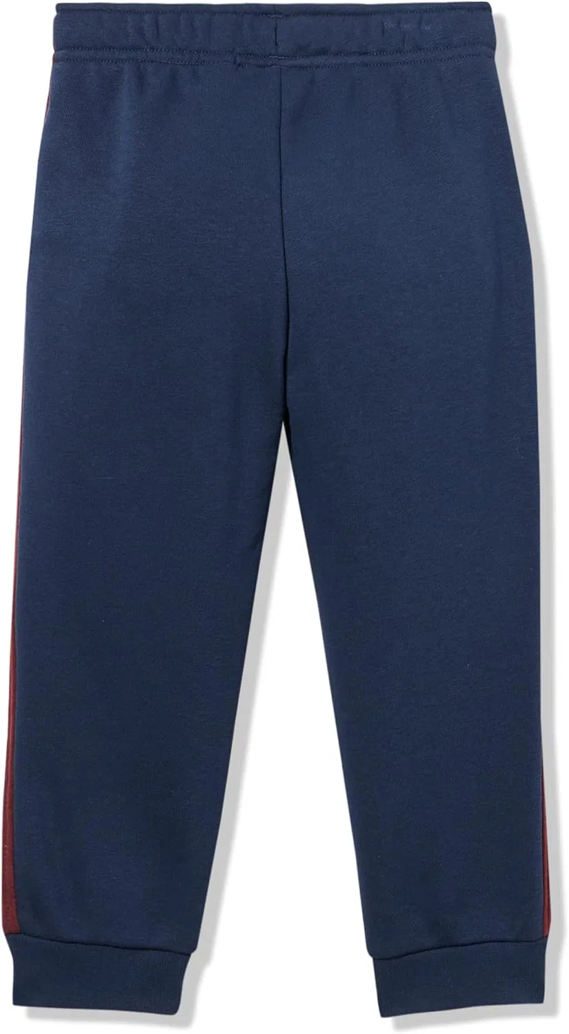 Детские спортивные штаны Lacoste с фирменной символикой, Navy Blue/Bordeaux — фото 3