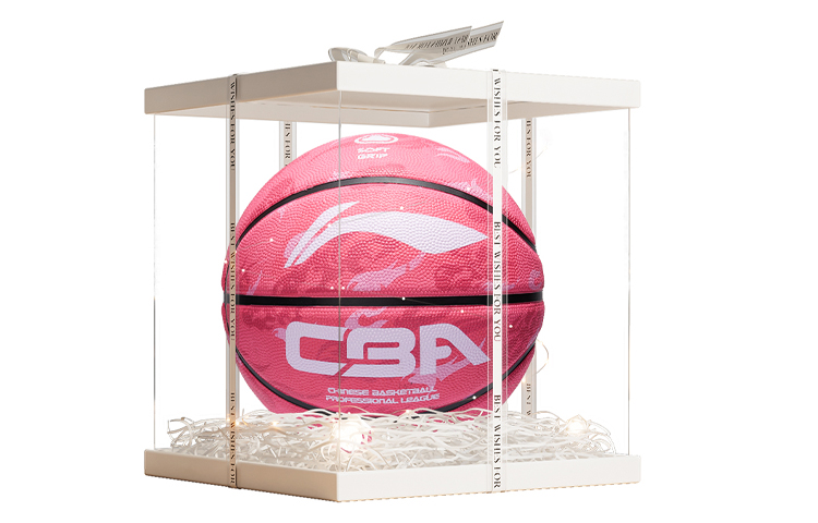 

LINING Резиновый баскетбольный мяч pink размер 7 5 тренировочный women's