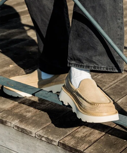 Мужские лоферы UGG Ascot Lug MustardSeed