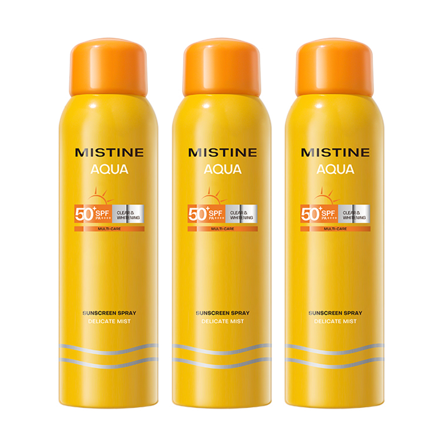 

Miss Squirt спрей для защиты от солнца освежающий waterproof и sweatproof успокаивающий SPF50+PA+++ 100ml Mistine