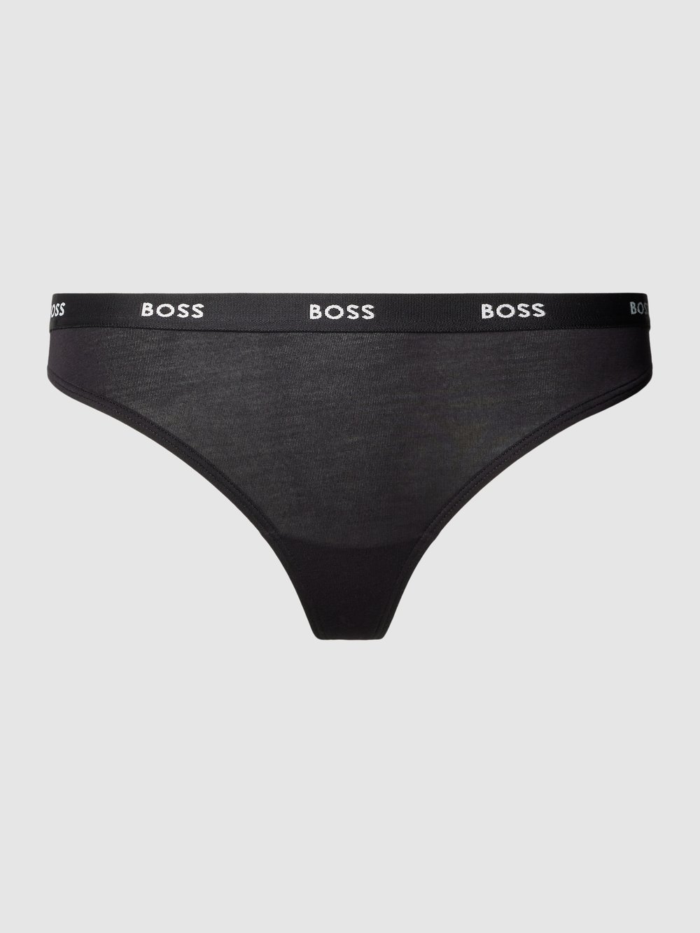 

Трусы с эластичным поясом с логотипом BOSS, черный