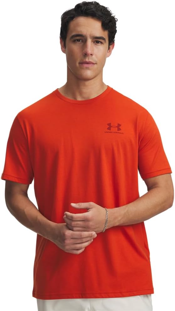 

Мужская спортивная футболка Under Armour с коротким рукавом на левую грудь, (842) Surplus Orange/Cinna Red, Красный, Мужская спортивная футболка Under Armour с коротким рукавом на левую грудь, (842) Surplus Orange/Cinna Red