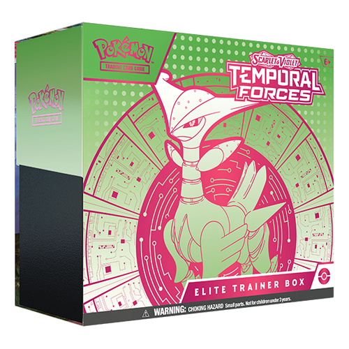

Карточная игра Pokemon Tcg: Scarlet & Violet – Temporal Forces – Elite Trainer Box – Iron Leaves
