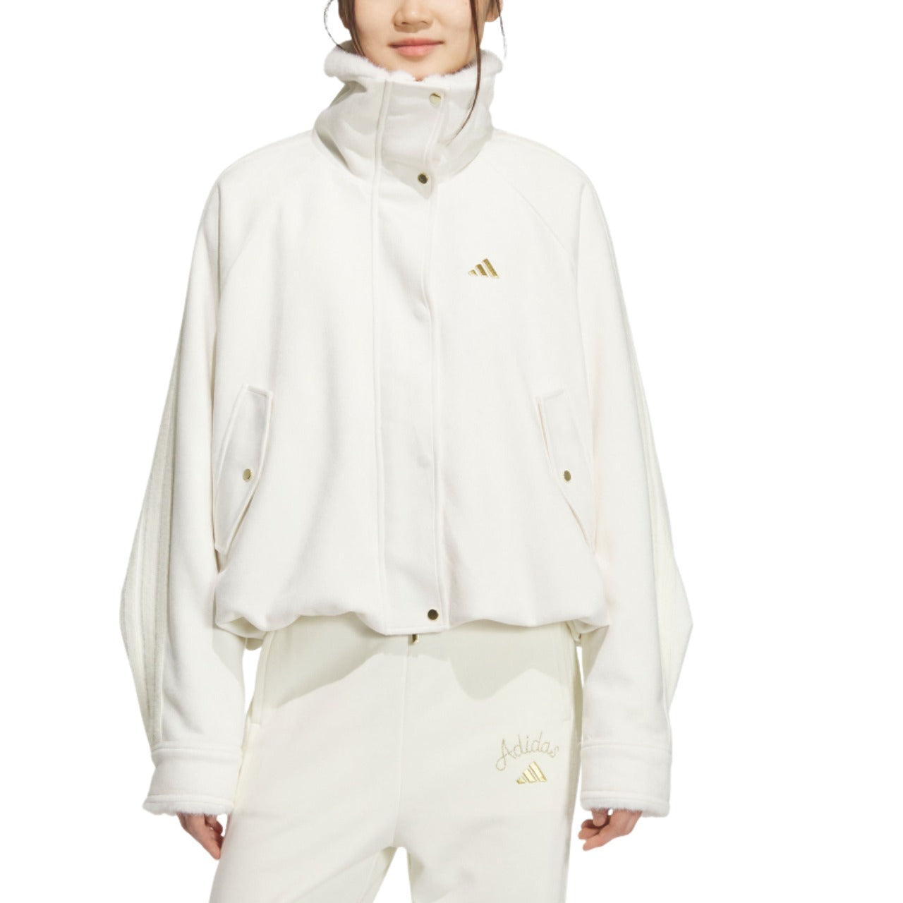 (WMNS) Теплая куртка adidas, азиатский размер 'CNY' — фото 2