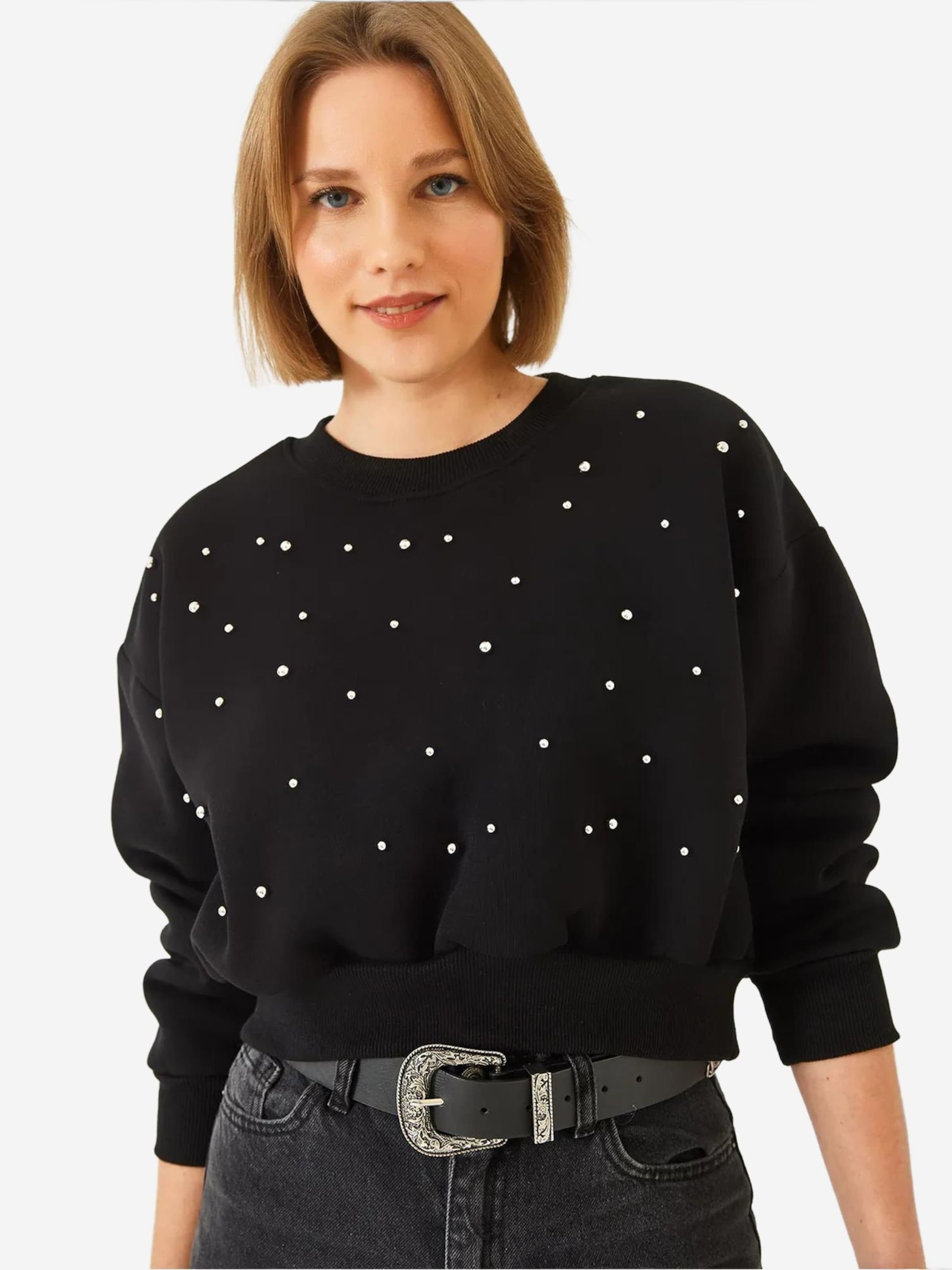 

Bianco Lucci Свитшот в черном цвете