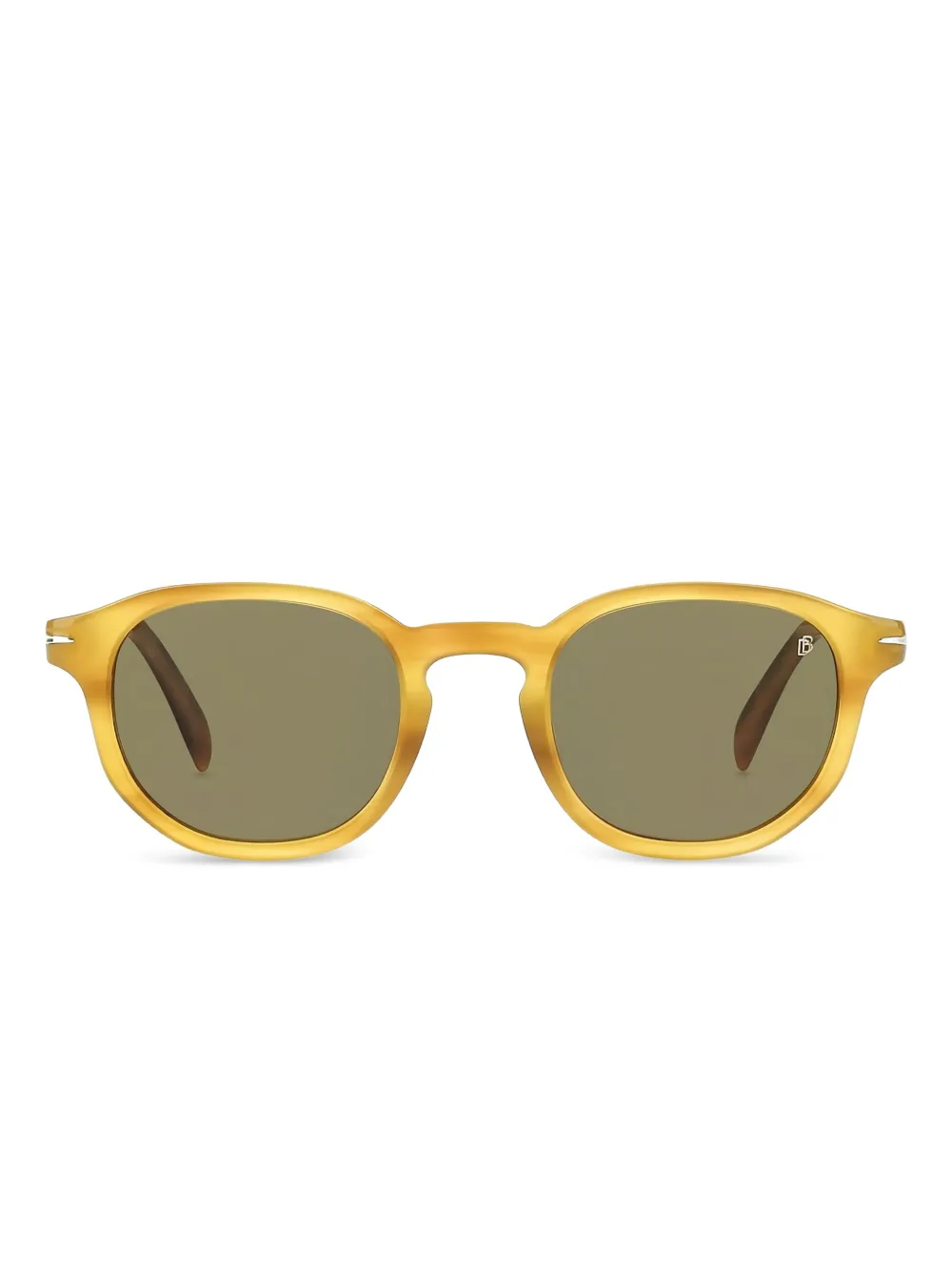 

Солнцезащитные очки в круглой оправе DAVID BECKHAM EYEWEAR, желтый