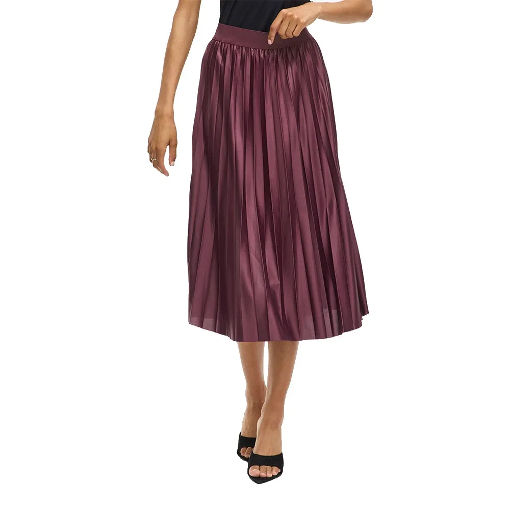 

Юбка Vila Nitban midi skirt, фиолетовый