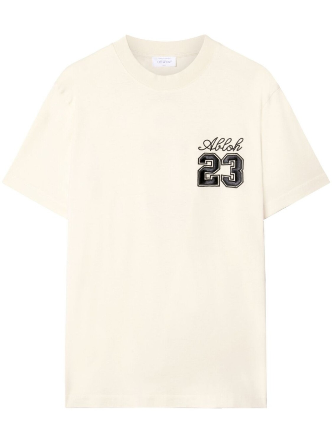 

Off-White футболка 23 Skate с вышитым логотипом, нейтральный цвет