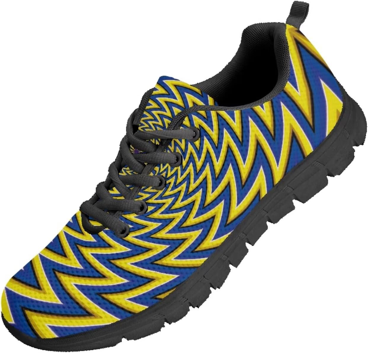 

Мужские кроссовки Funnydude Funny Print для ходьбы, классические шнуровки, дышащие сетчатые кроссовки для бега, 3d Graphic