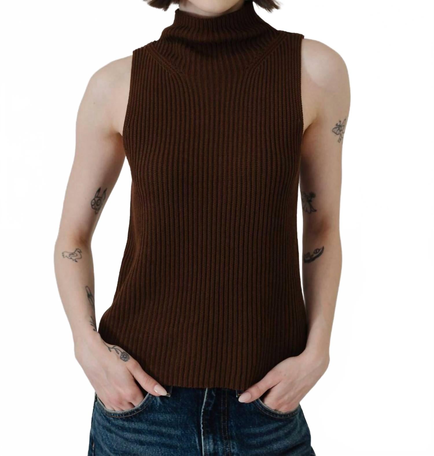 

Коричневый свитер Sonia Nili Lotan, коричневый