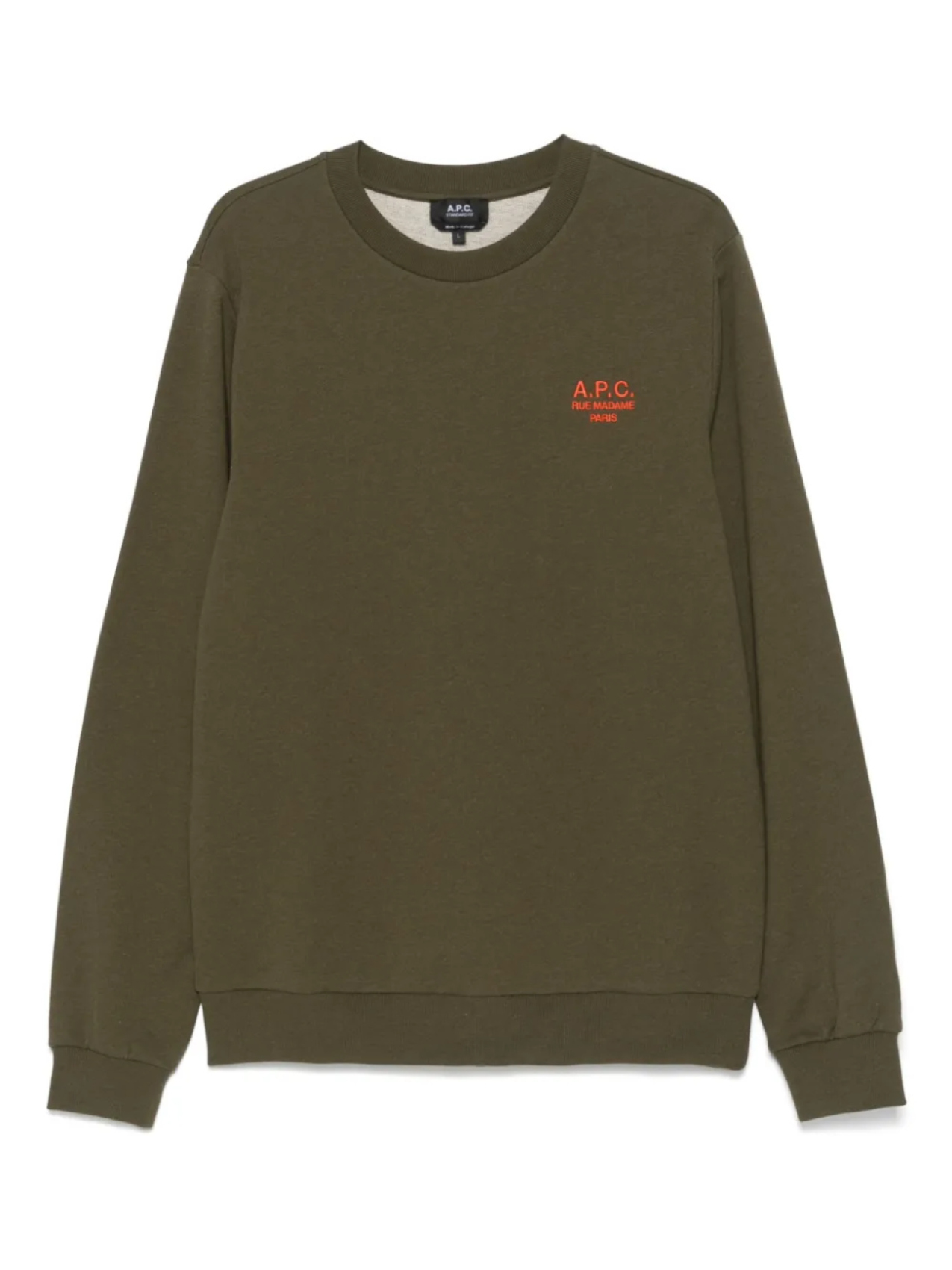 

Толстовка с логотипом A.P.C., зеленый