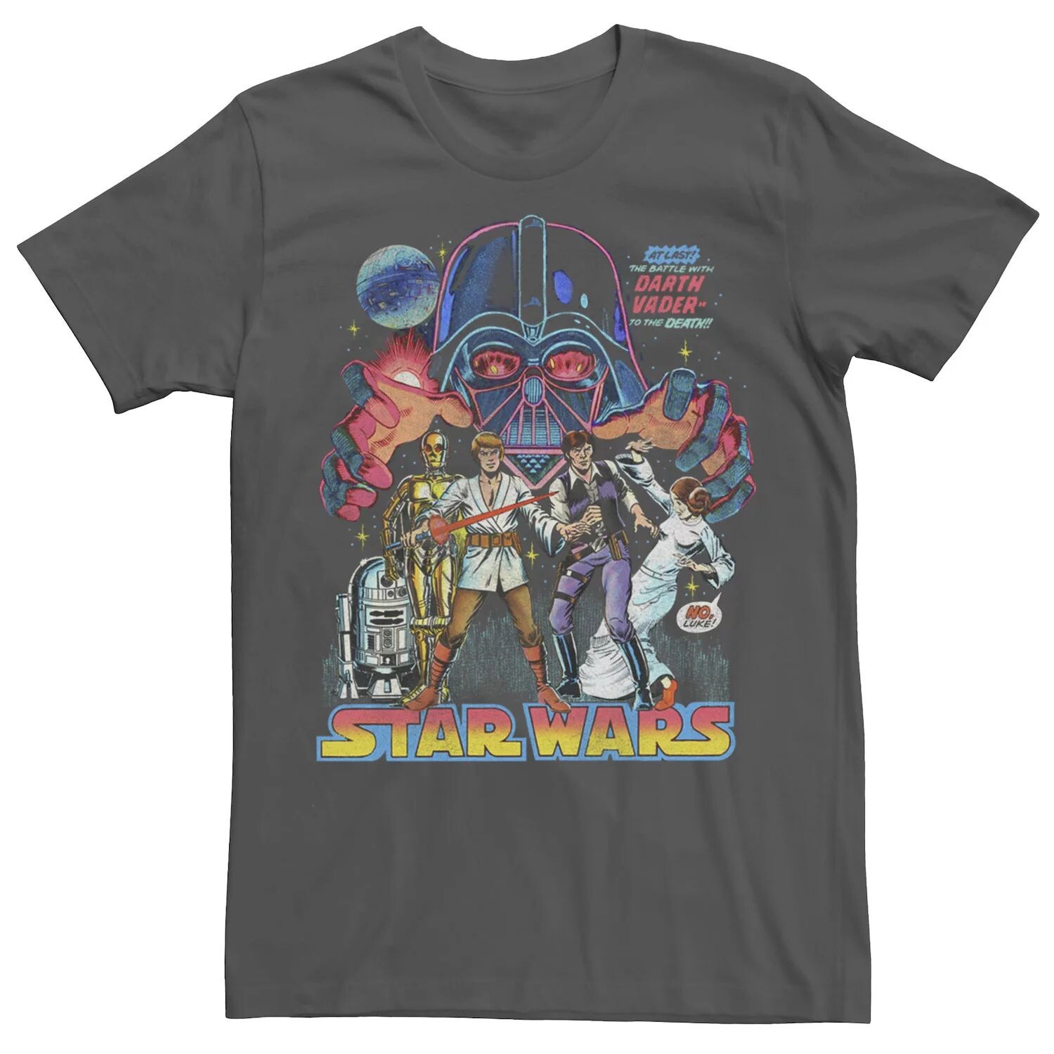 

Мужская футболка с логотипом Star Wars Vader Grab Licensed Character