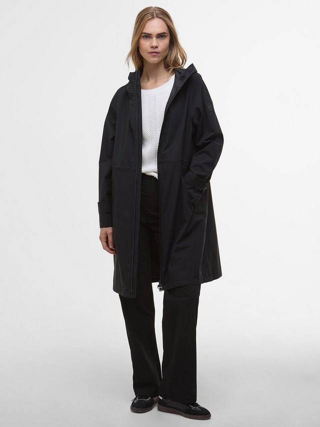 

Водонепроницаемая куртка kira longline Barbour, черный