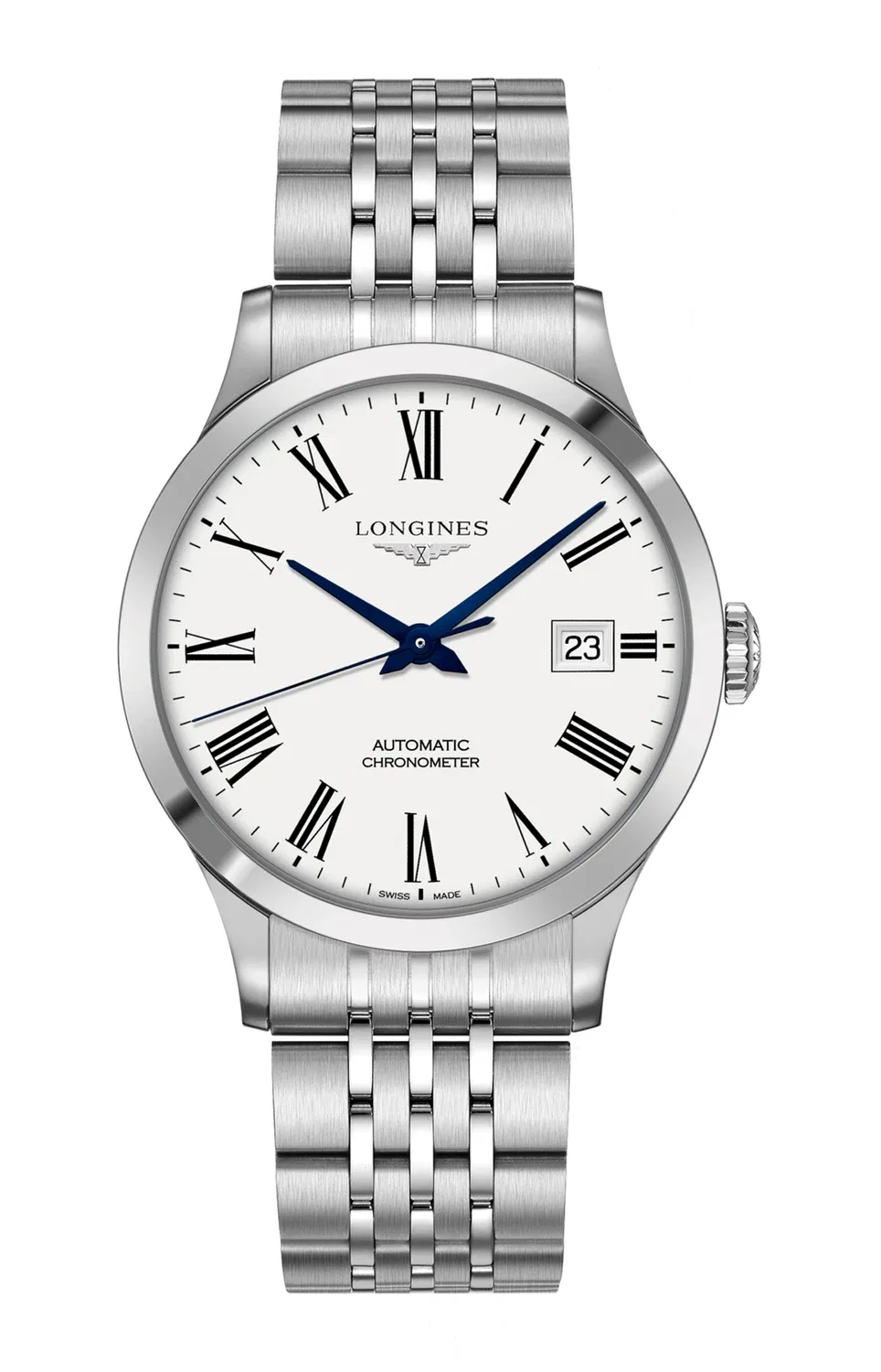 RECORD 40 ММ - L2.821.4.11.6 LONGINES, золотой