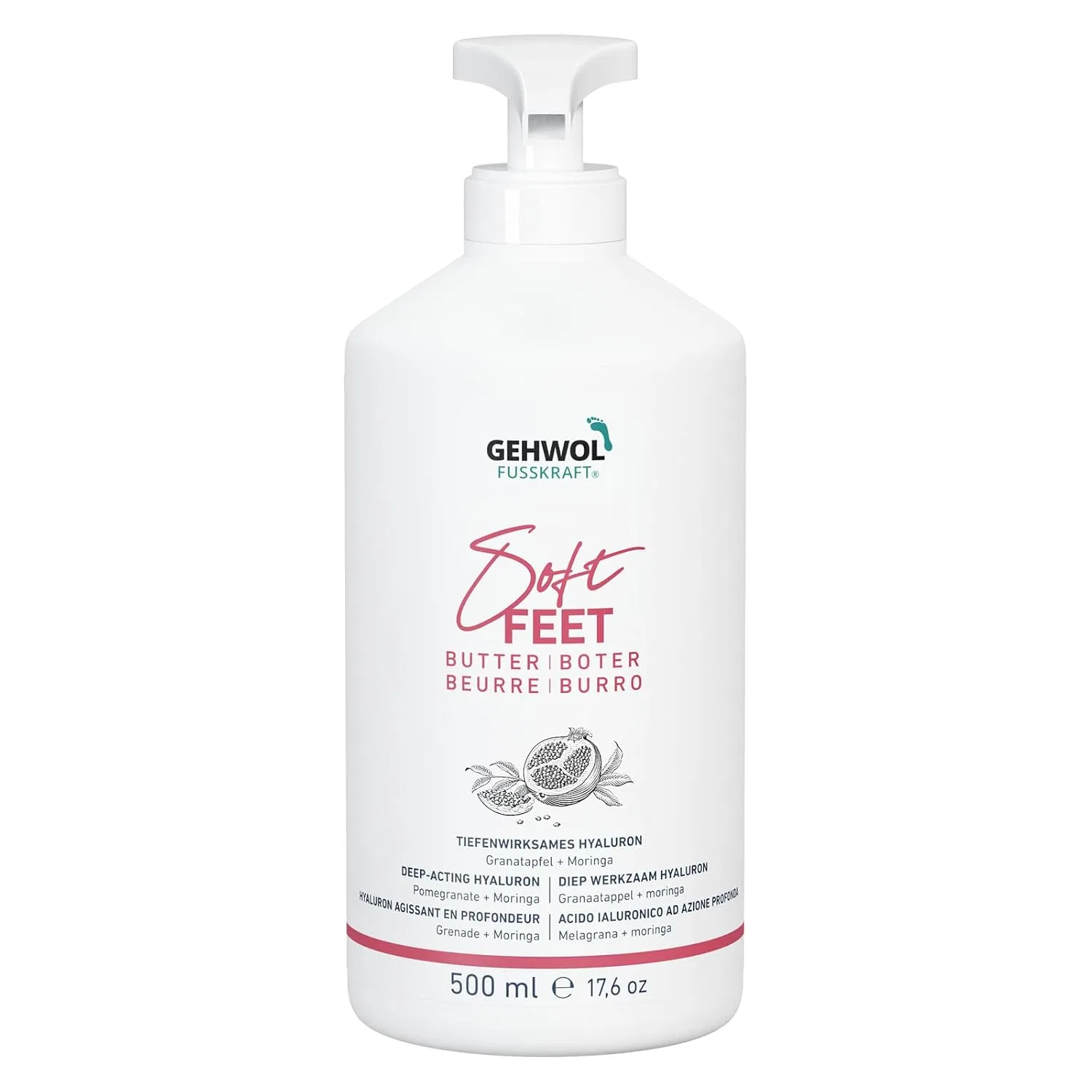 Масло-баттер для ног «Fusskraft Soft Feet Butter» 500 мл от GEHWOL Gehwol