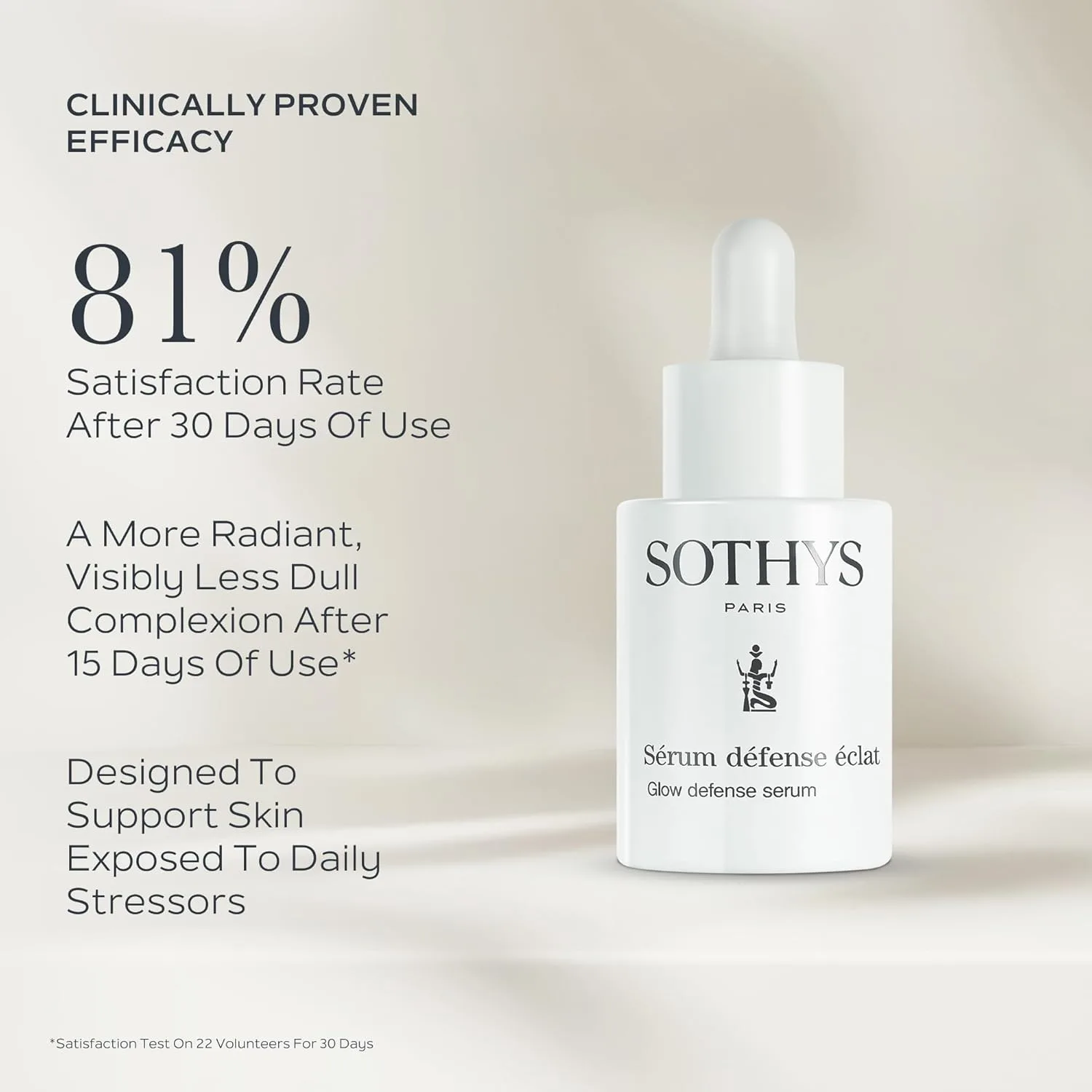Сыворотка Sothys — Для лица Glow Defense Serum | Легкая для тусклой кожи | Увлажняющая формула для сияющего — фото 3