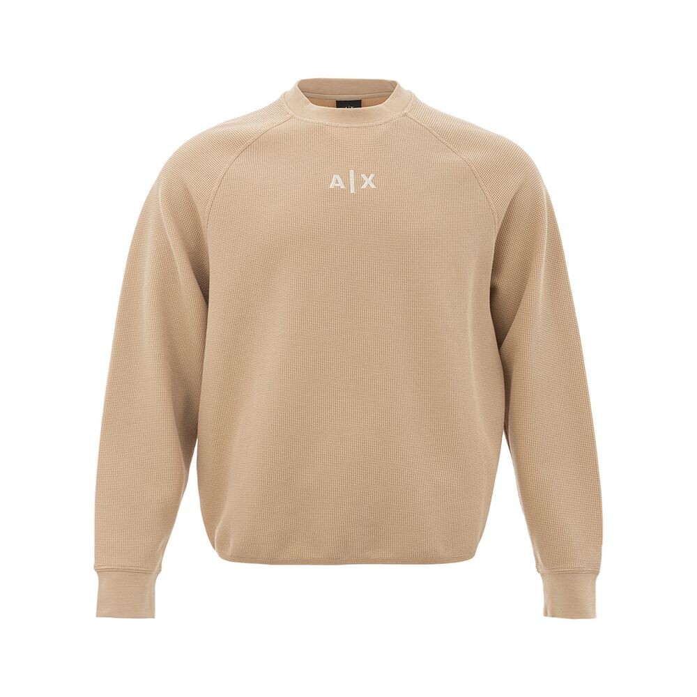 

Бежевый хлопковый свитер для мужчин Armani Exchange