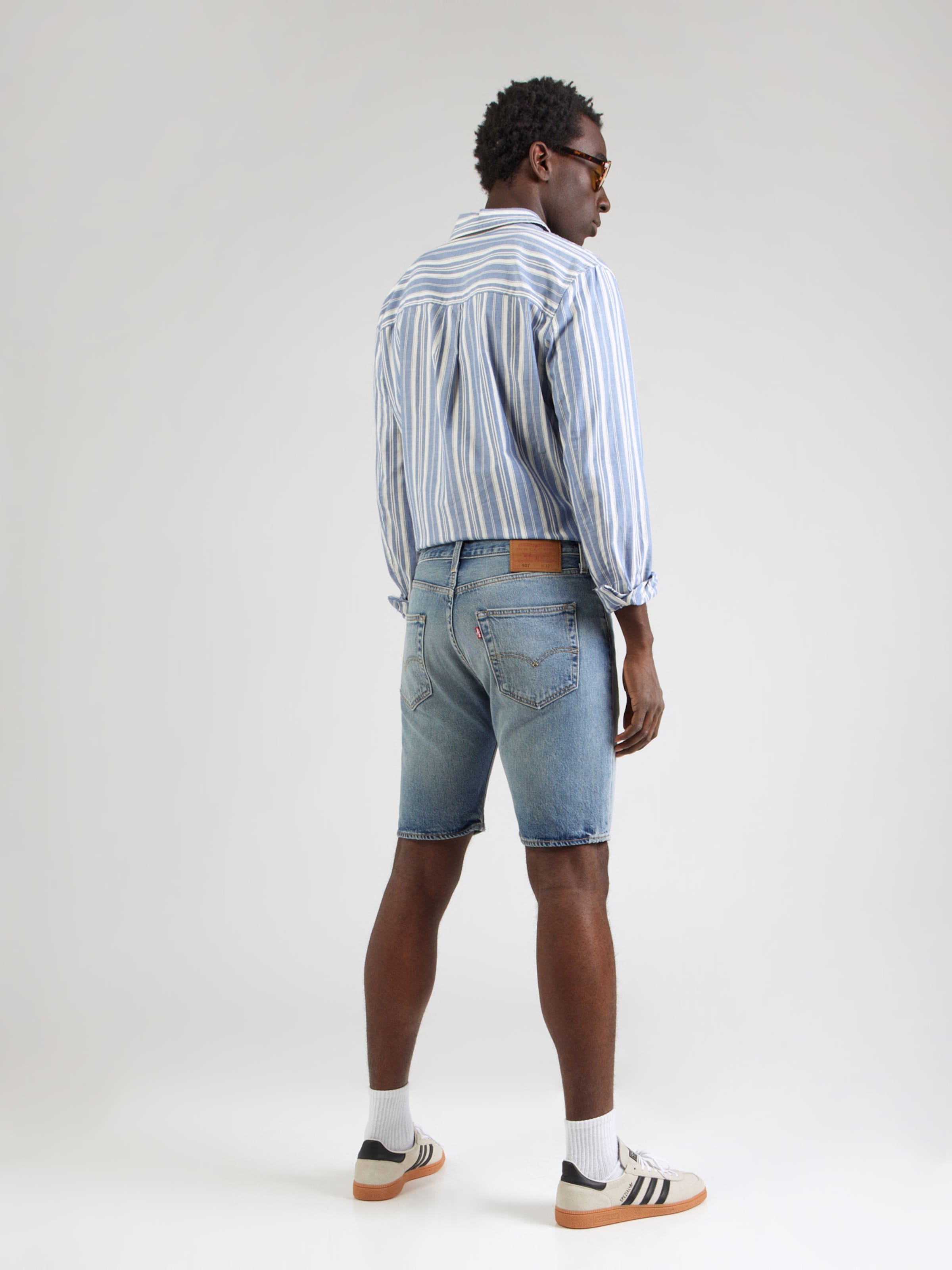 LEVI'S  Джинсовые шорты '501 Original Shorts' в синем дениме, Slim fit — фото 4