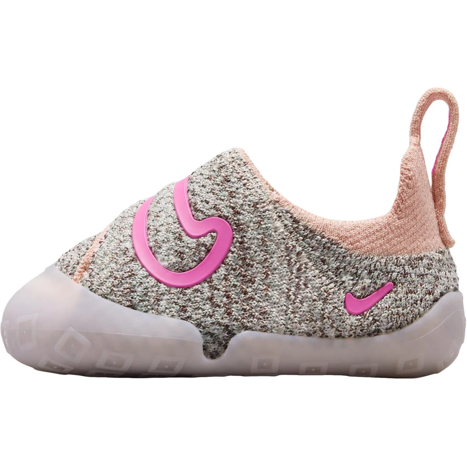 Кроссовки для малышей Nike Swoosh 1 Low Top Heather Gray Pink
