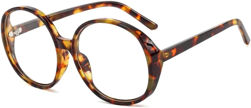 

Солнцезащитные очки в круглой оправе в стиле ретро, ​​коричнево-черные, большого размера, модные женские очки для активного отдыха на открытом воздухе TKKTLLT, C11