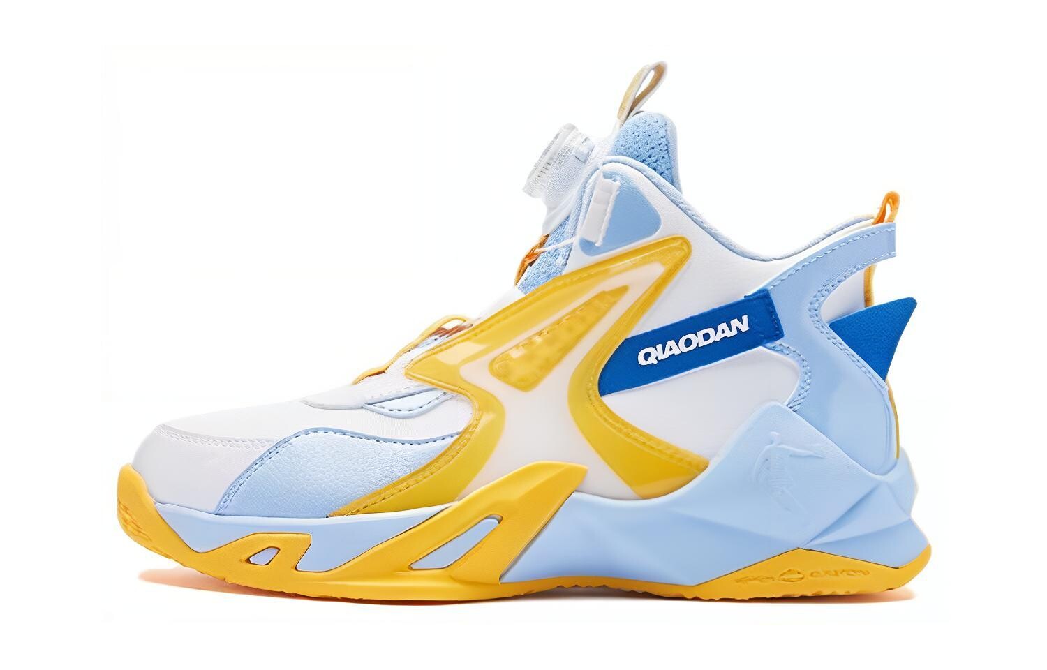 

Детские кроссовки GS Mid-top Белые/Синие Qiaodan, белый/синий