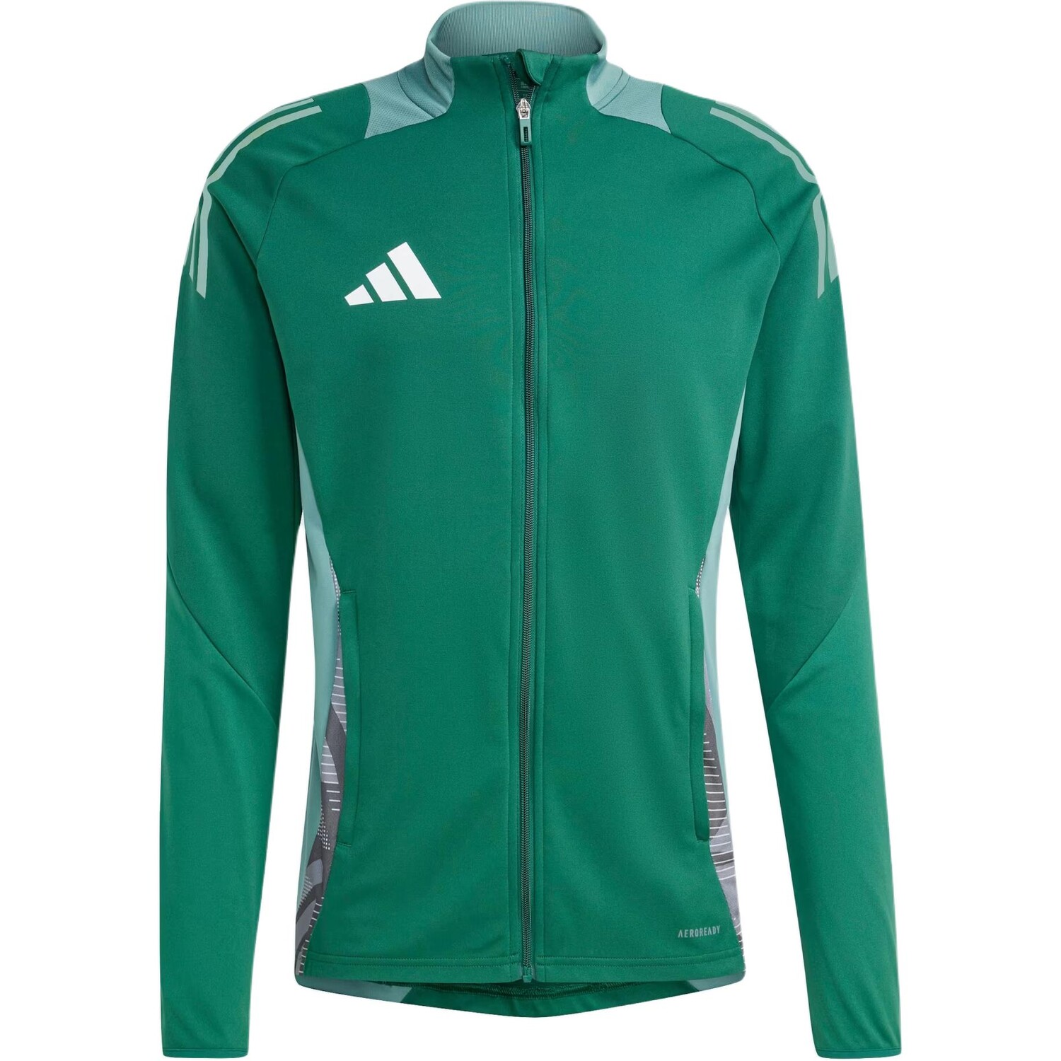 Куртка Tiro 24 мужская зеленая Adidas, зеленый