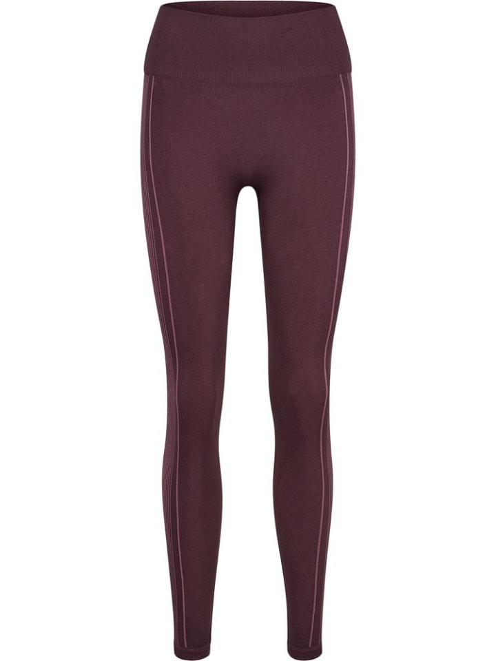 

Леггинсы Yoga Seamless Hw Tights коричневого цвета Hummel